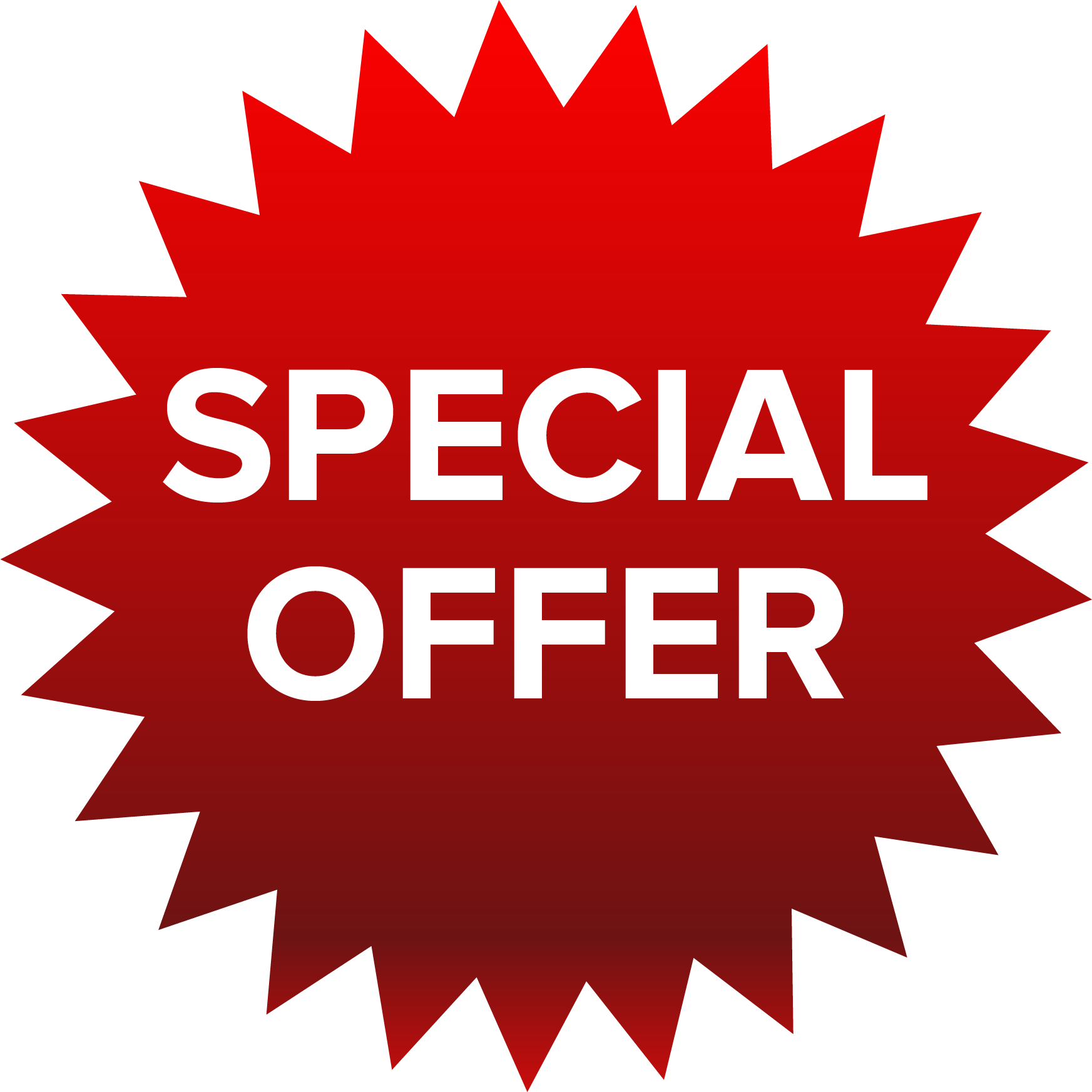 Special Offer Starburst Graphic PNG image