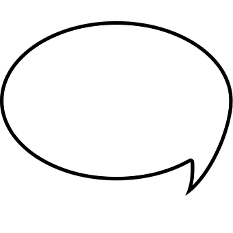 Speech Balloon Icon Black Background PNG image