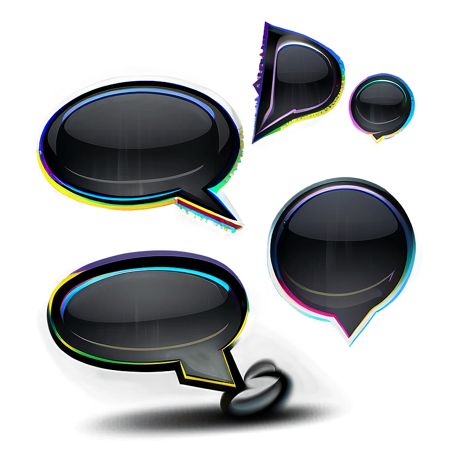 Speech Bubble C PNG image