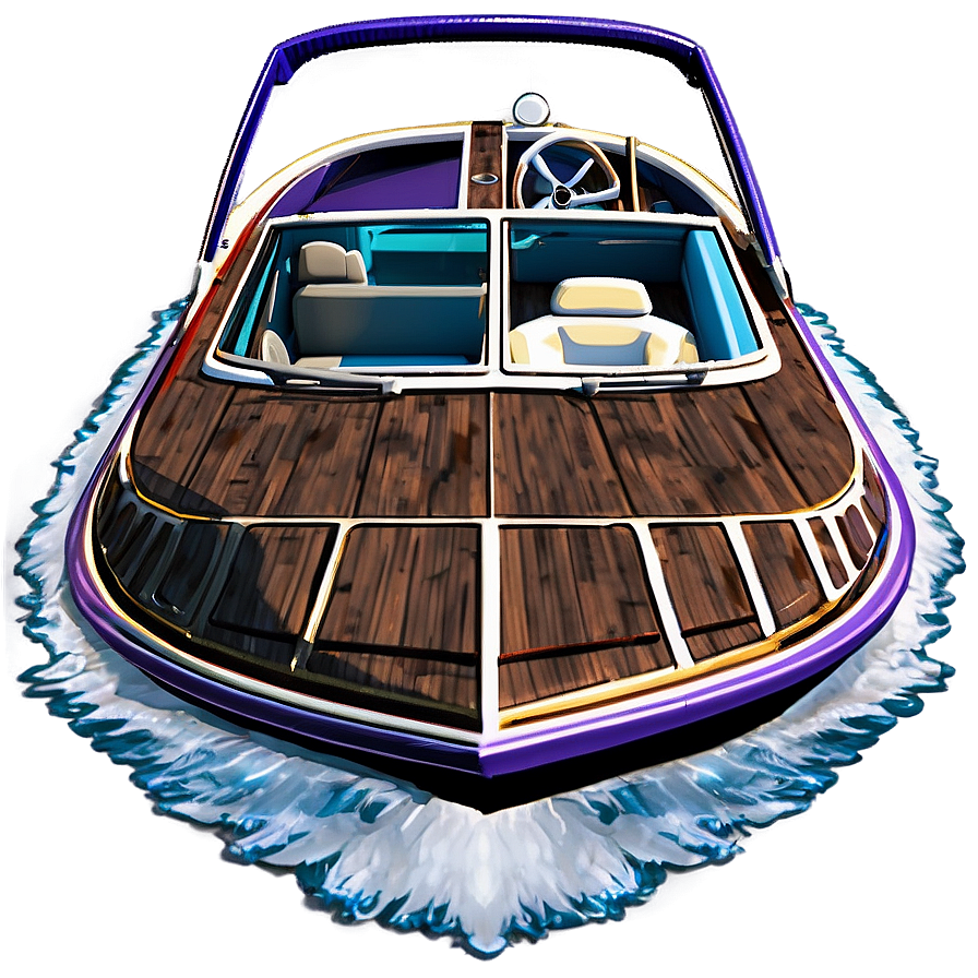 Speed Boat Bow View Png 06282024 PNG image