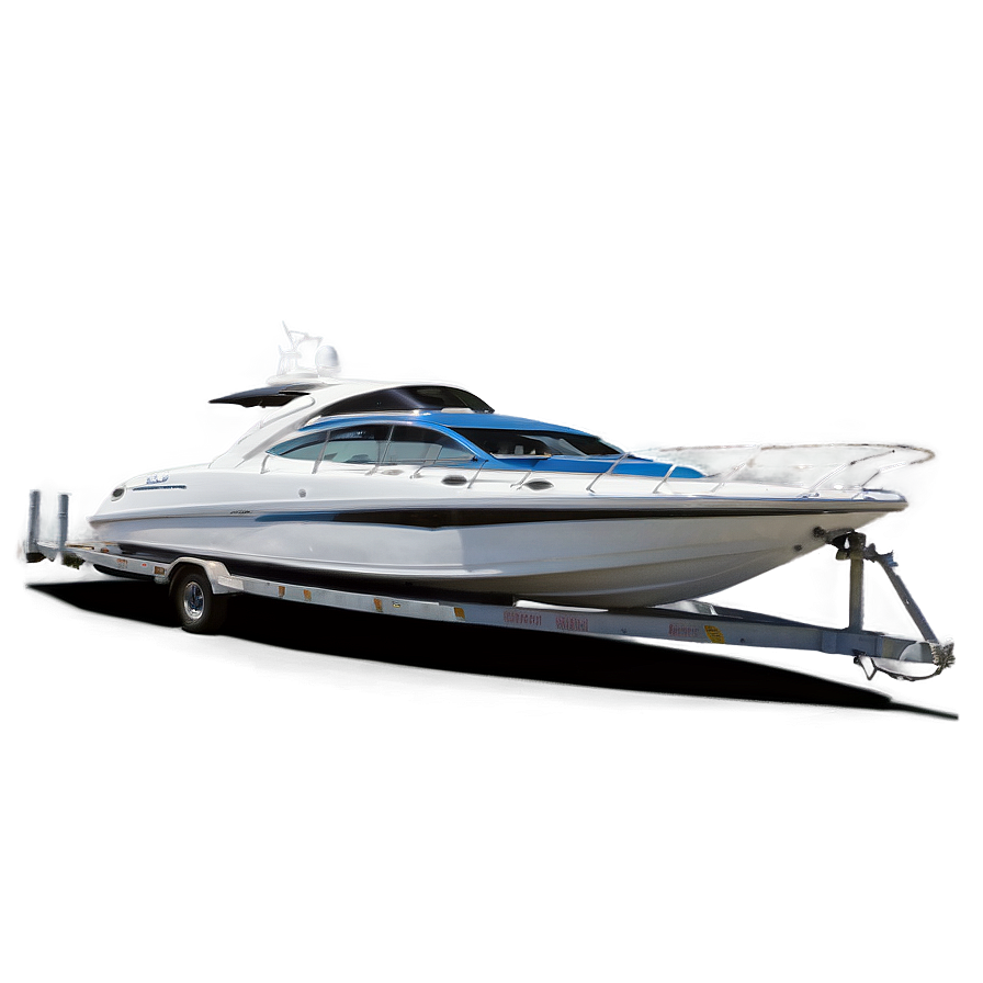 Speed Boat Docked Png 06282024 PNG image