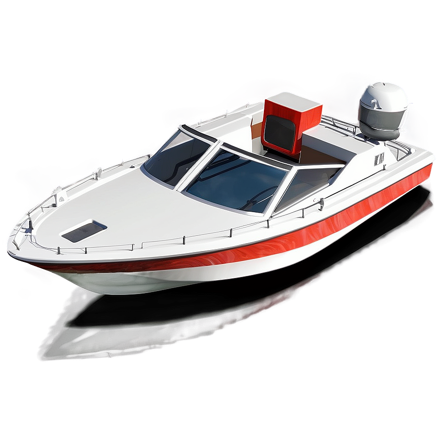 Speed Boat Fishing Png 06282024 PNG image