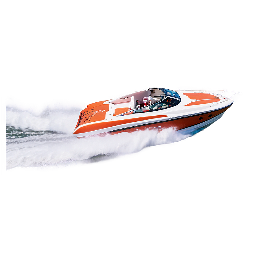 Speed Boat Jumping Waves Png 80 PNG image