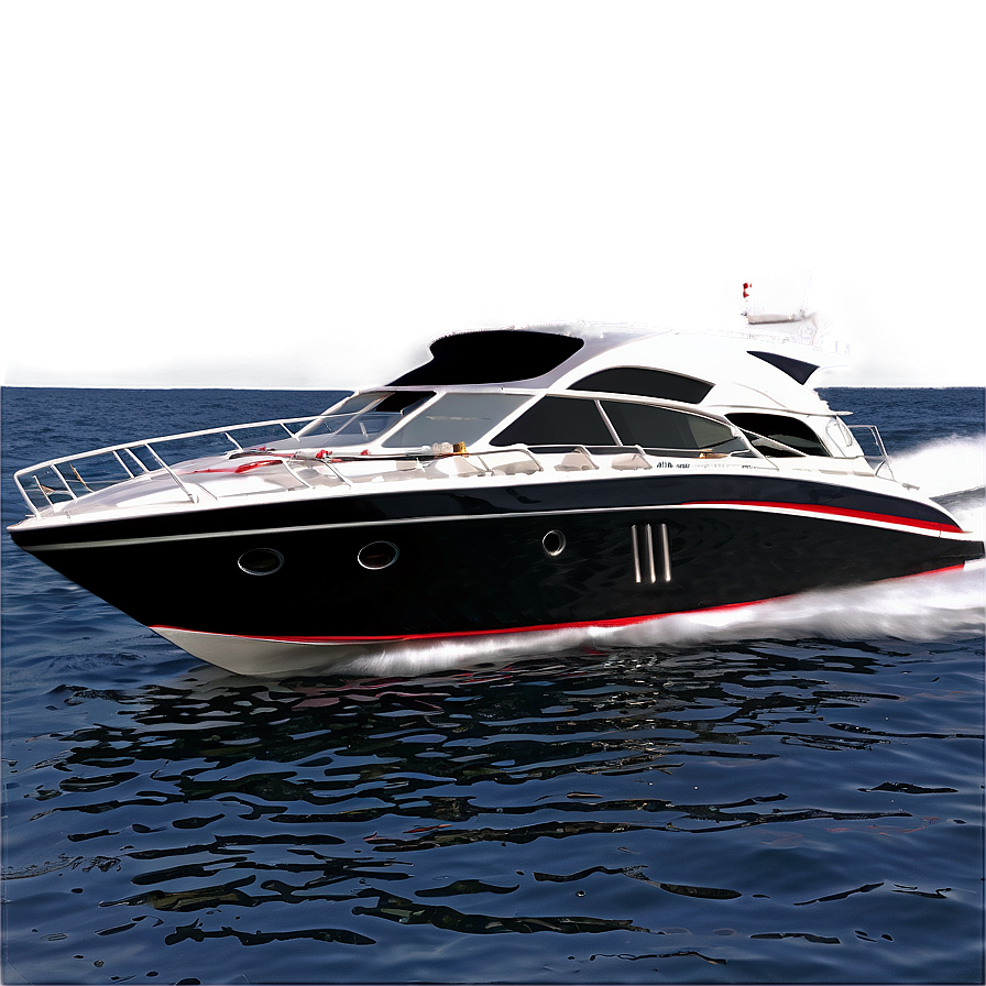 Speed Boat Night Cruise Png Cpj73 PNG image