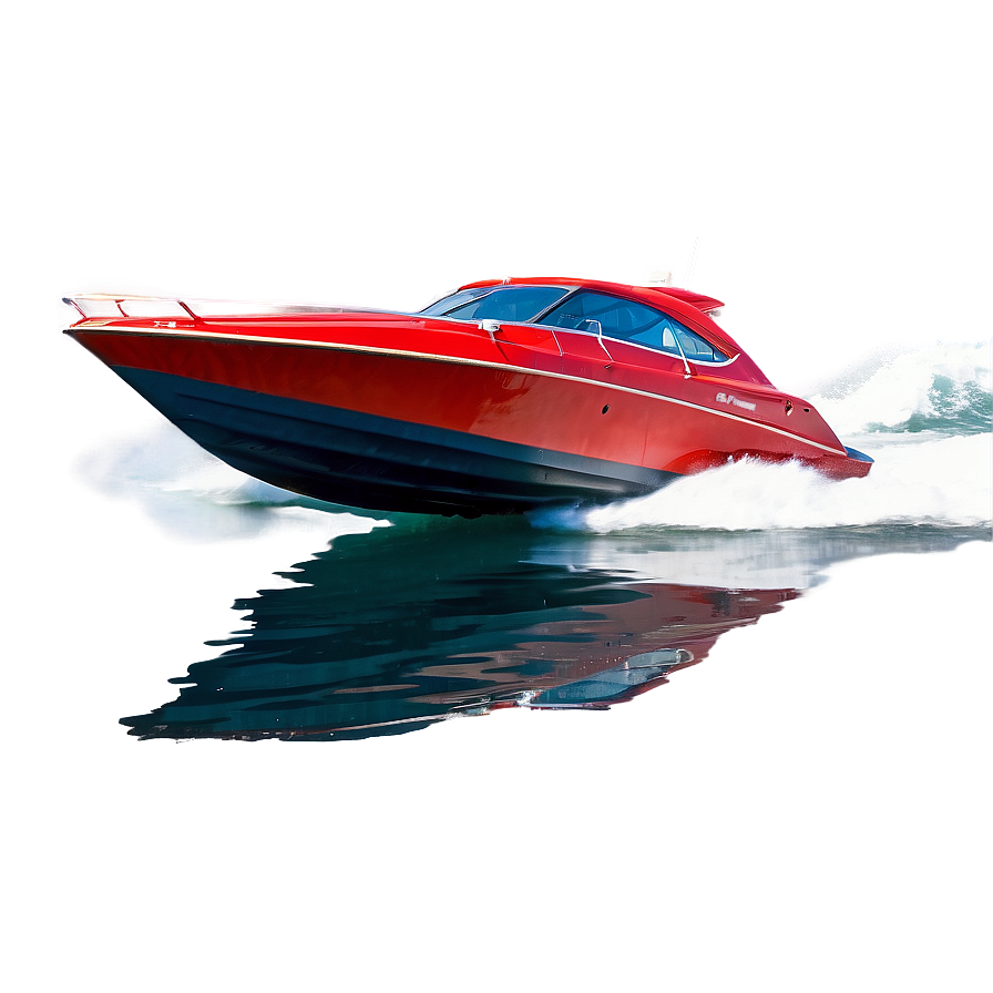 Speed Boat On Water Png Qih35 PNG image