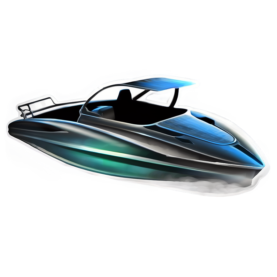 Speed Boat Silhouette Png 90 PNG image