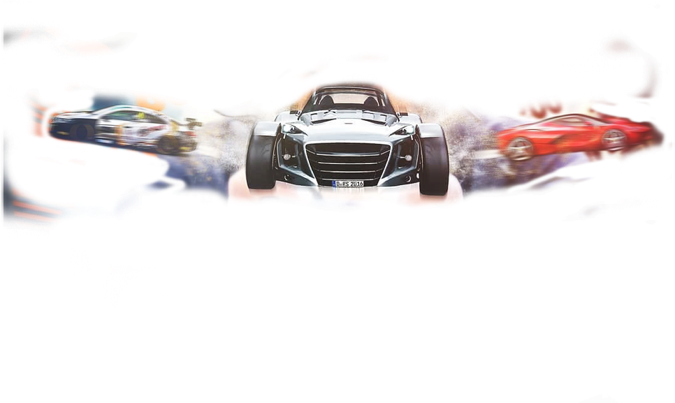 Speeding Cars Artistic Blur Effect PNG image