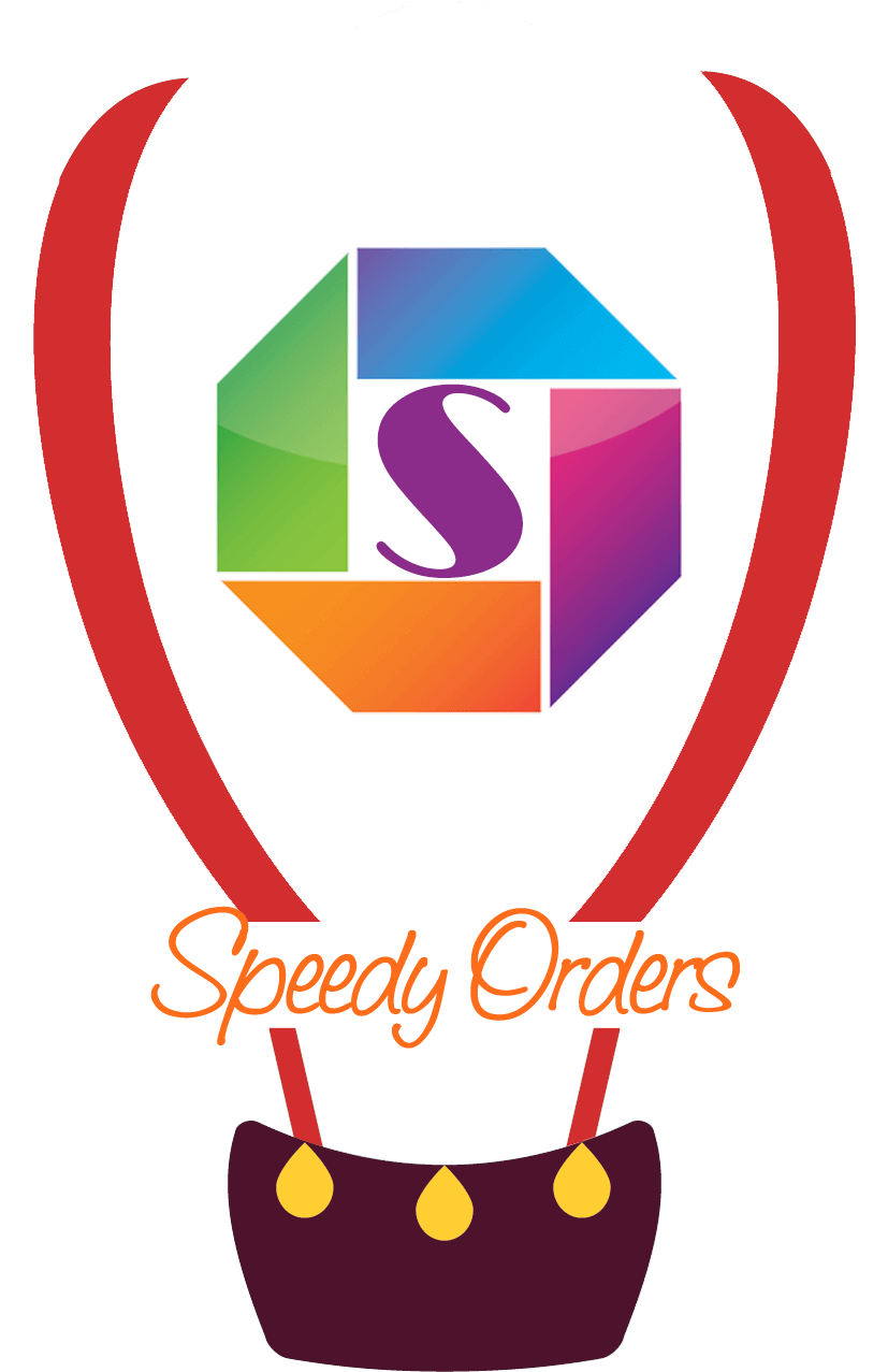 Speedy Orders Hot Air Balloon Logo PNG image