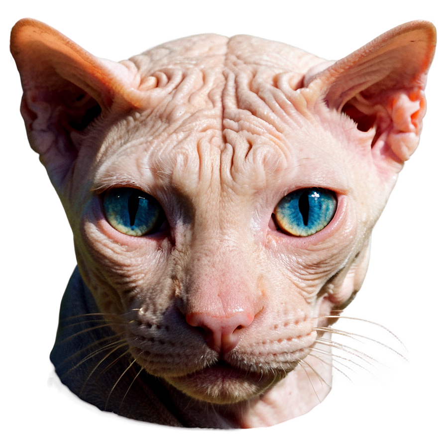 Sphynx Cat Bald Beauty Png B PNG image