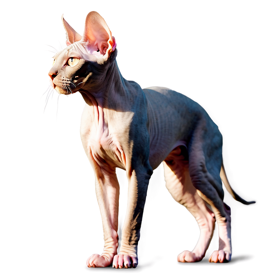 Sphynx Cat Bald Beauty Png D PNG image