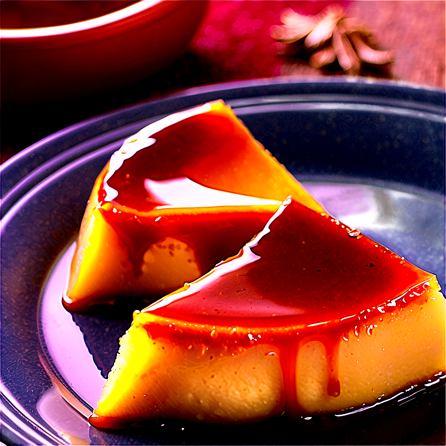 Spiced Cinnamon Flan Recipe Png Wsm PNG image