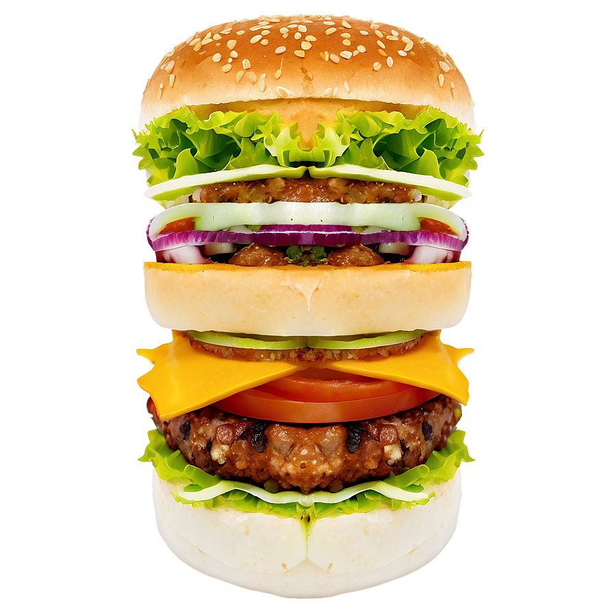 Spicy Burger Png 27 PNG image