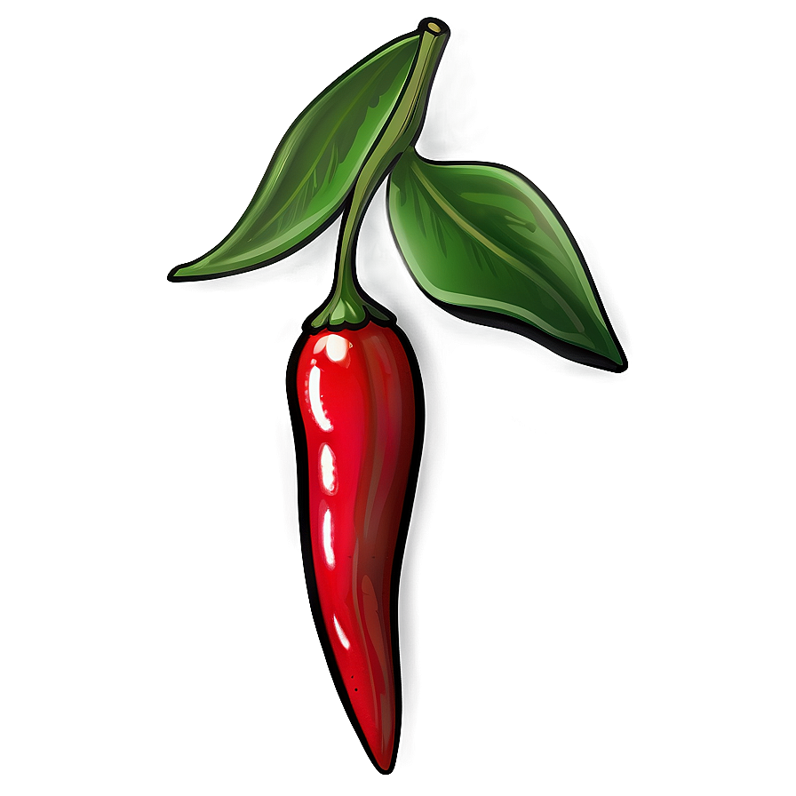 Spicy Chili Pepper Illustration Png 24 PNG image