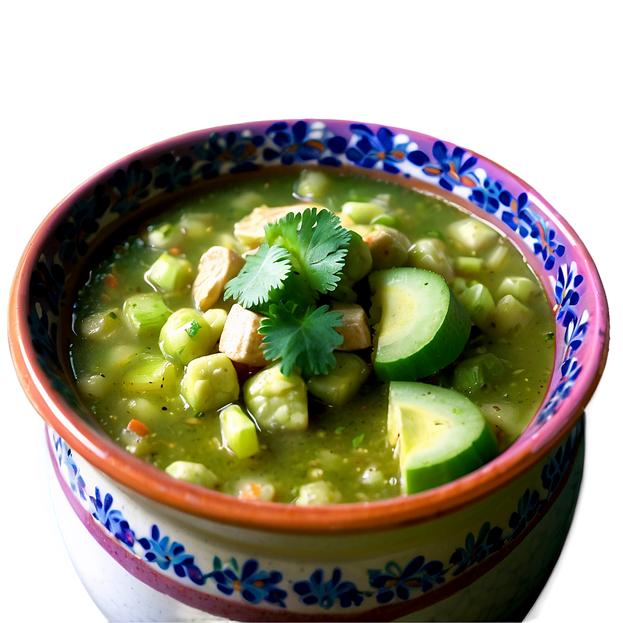 Spicy Green Pozole Twist Png Dwu32 PNG image