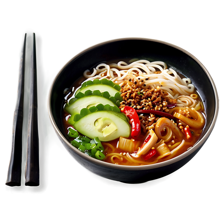 Spicy Miso Ramen Bowl Png 06212024 PNG image