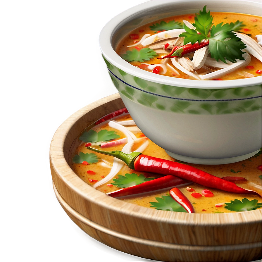 Spicy Thai Soup Png Xug PNG image