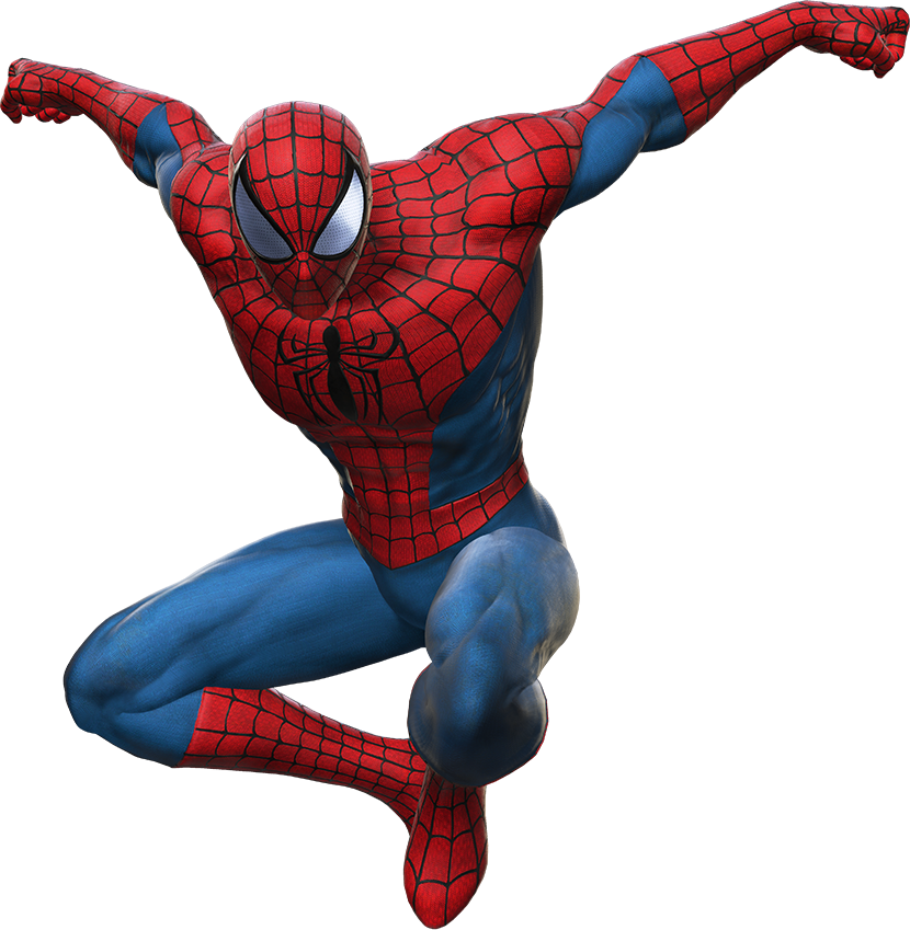 Spider Man Action Pose PNG image