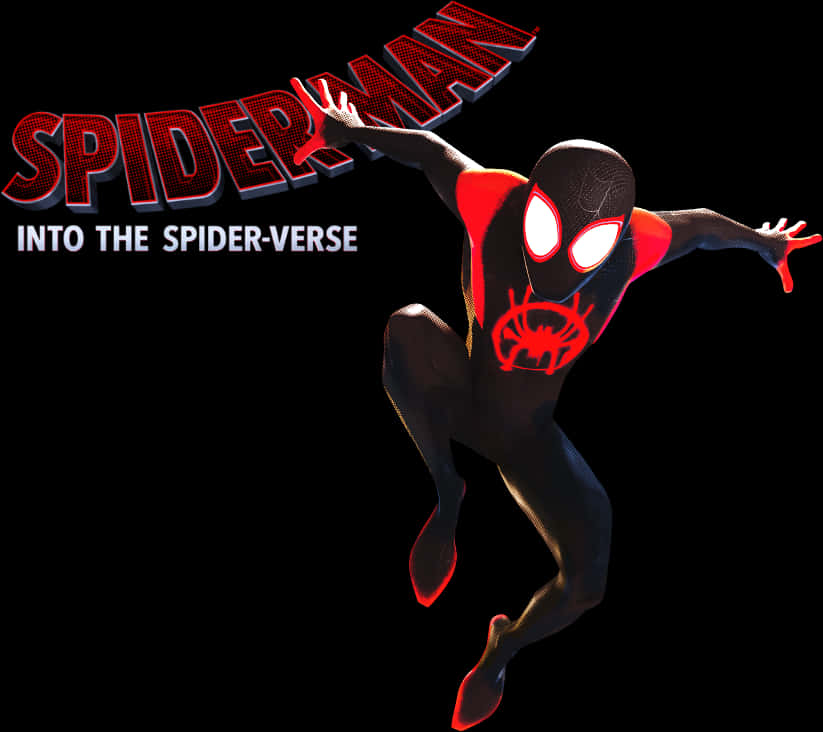 Spider Verse Miles Morales Leap PNG image