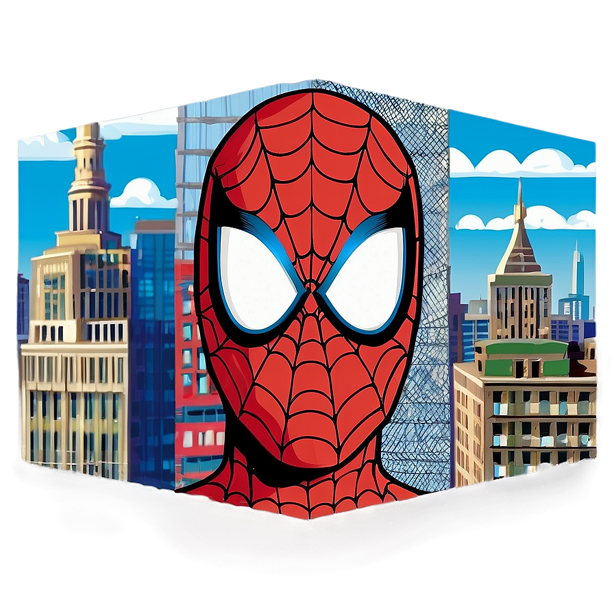 Spiderman City Background Transparent Png 3 PNG image