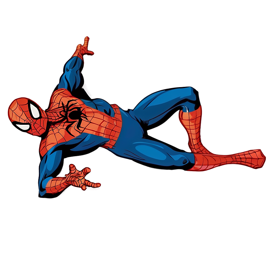 Spiderman Transparent Artwork Png 05262024 PNG image