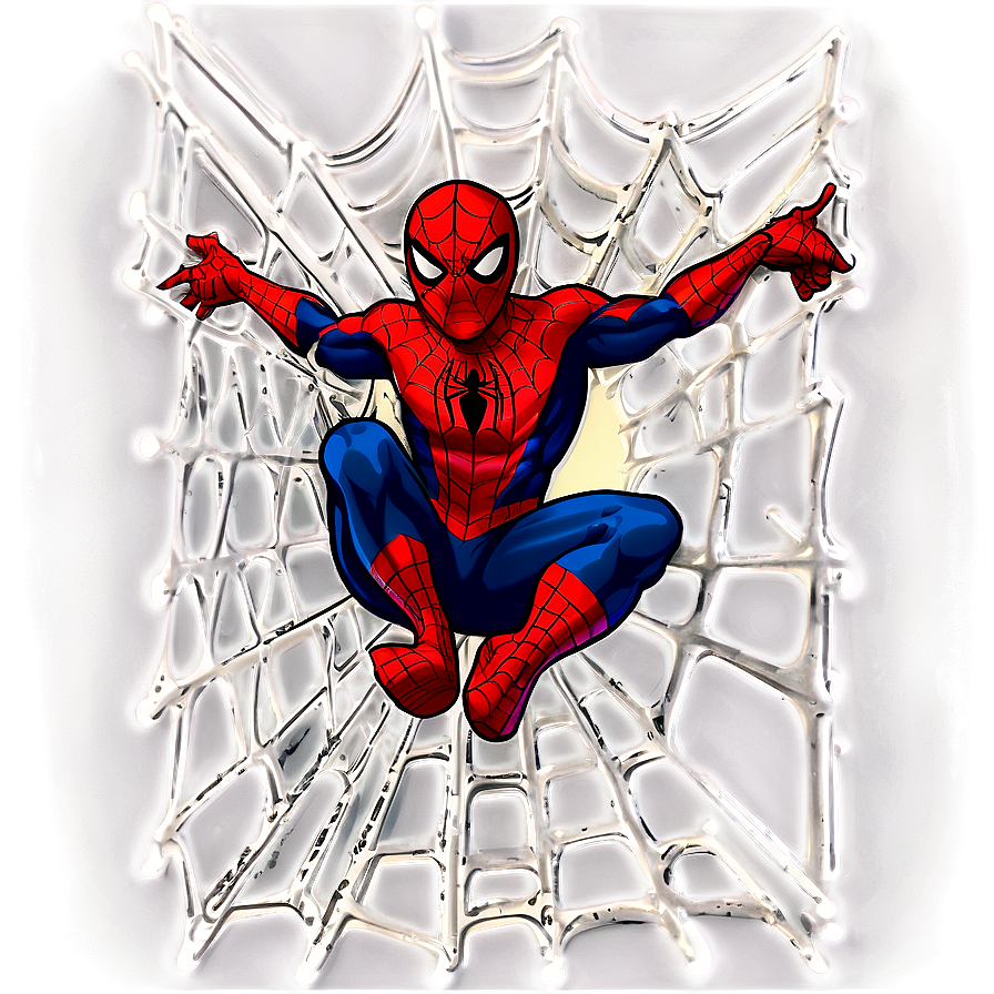 Spiderman Web Sticker Png 05252024 PNG image