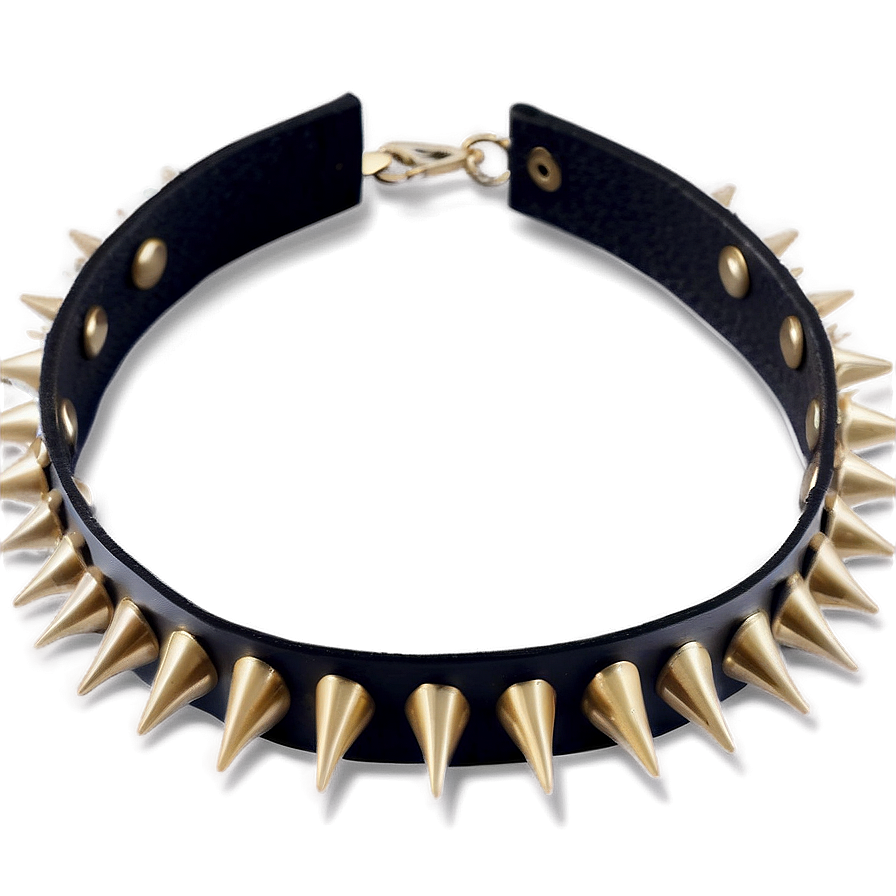 Spiked Choker For Everyday Wear Png 06282024 PNG image