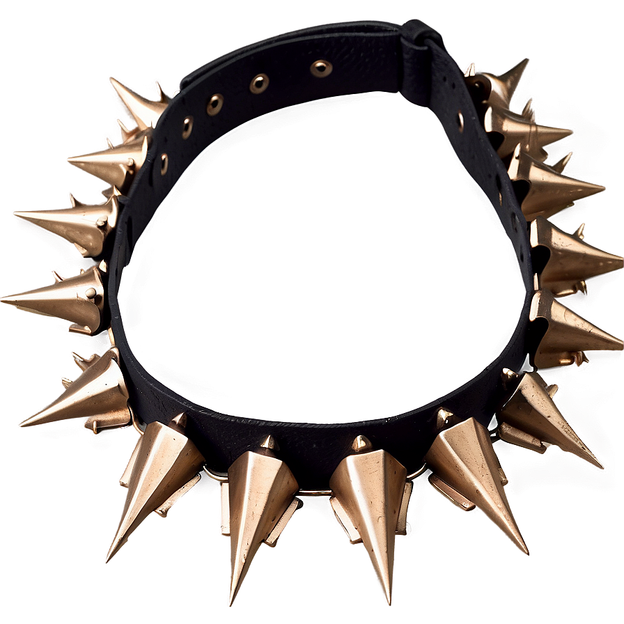 Spiked Choker For Music Festival Png 70 PNG image