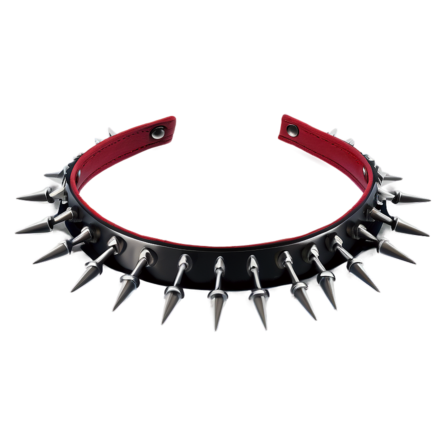 Spiked Choker For Special Occasions Png 9 PNG image