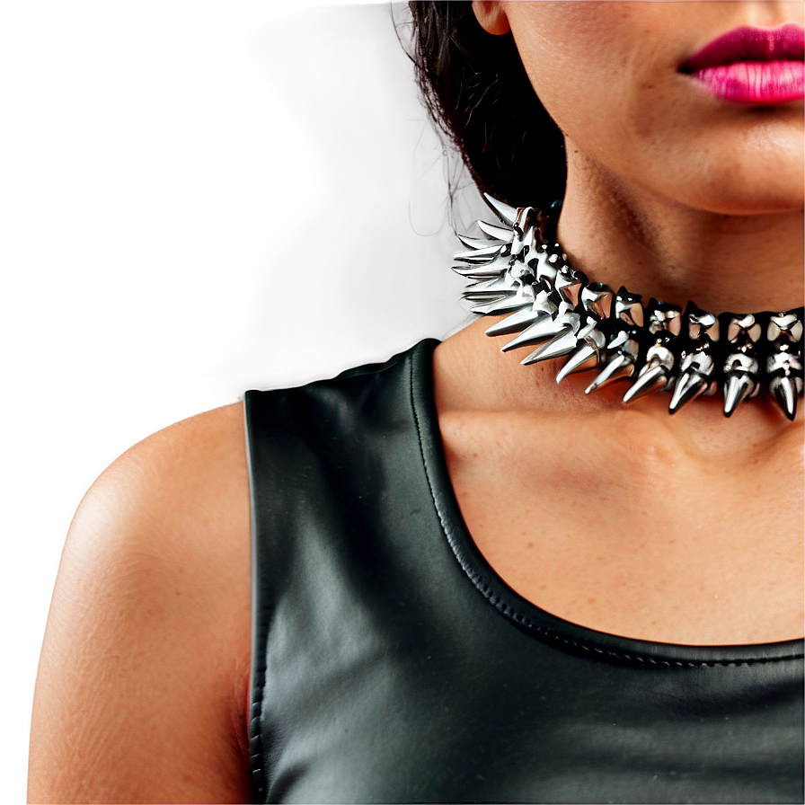 Spiked Choker For Special Occasions Png Lke66 PNG image