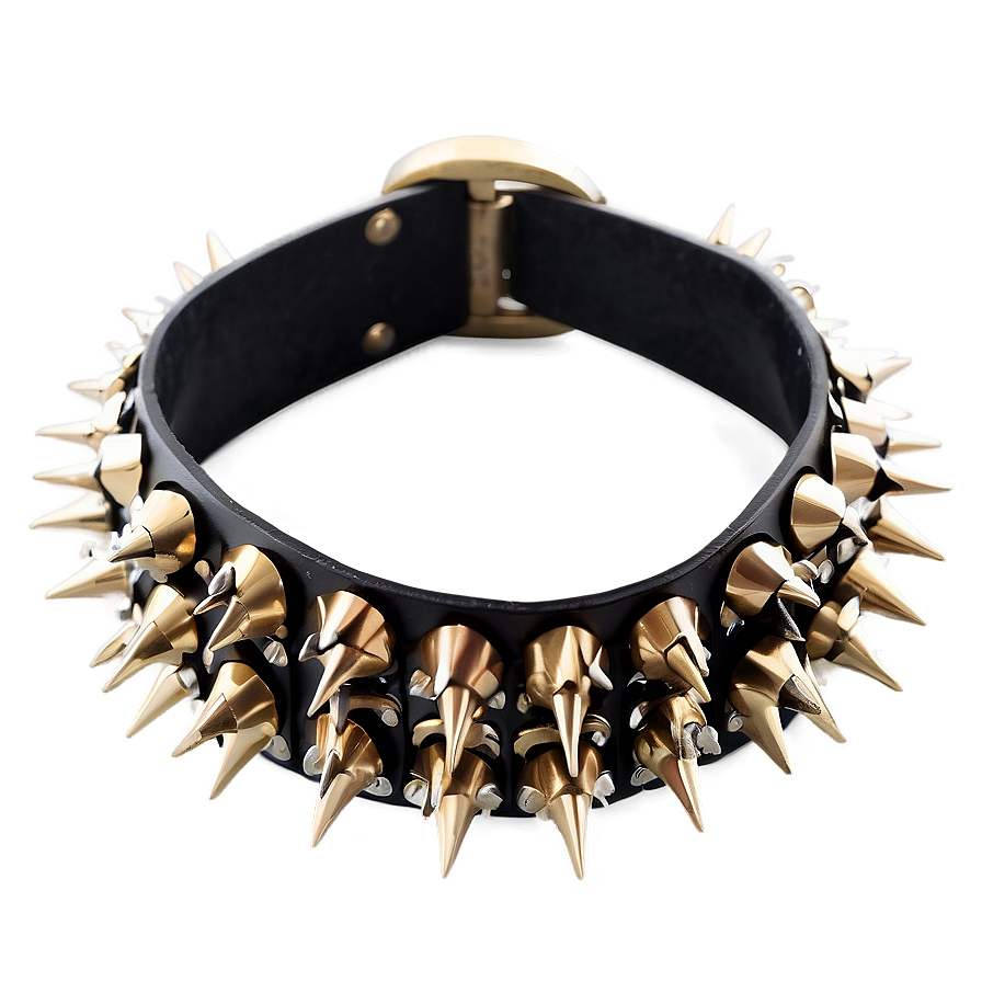 Spiked Choker For Special Occasions Png Pfs7 PNG image