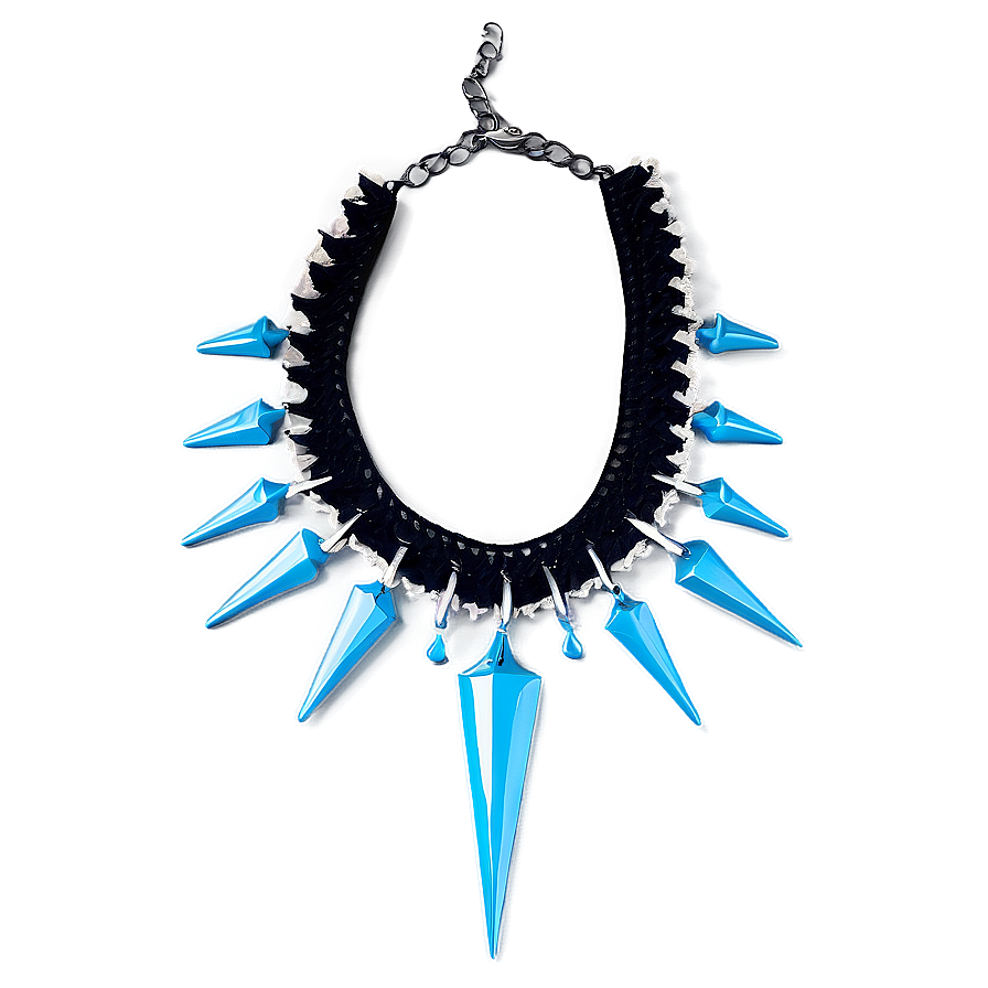 Spiked Choker With Lace Detail Png Obv36 PNG image