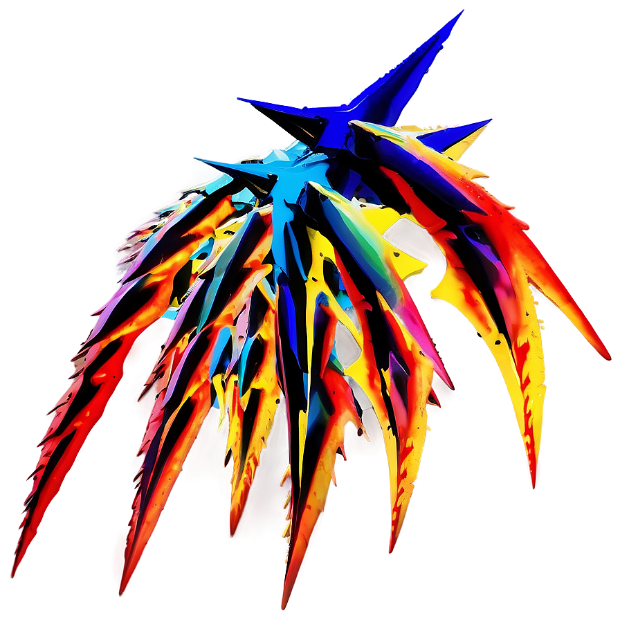 Spikes In Abstract Art Png 06122024 PNG image