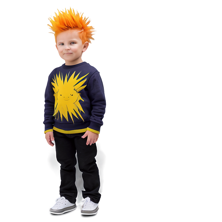 Spiky Hair Boy Png Ffq82 PNG image