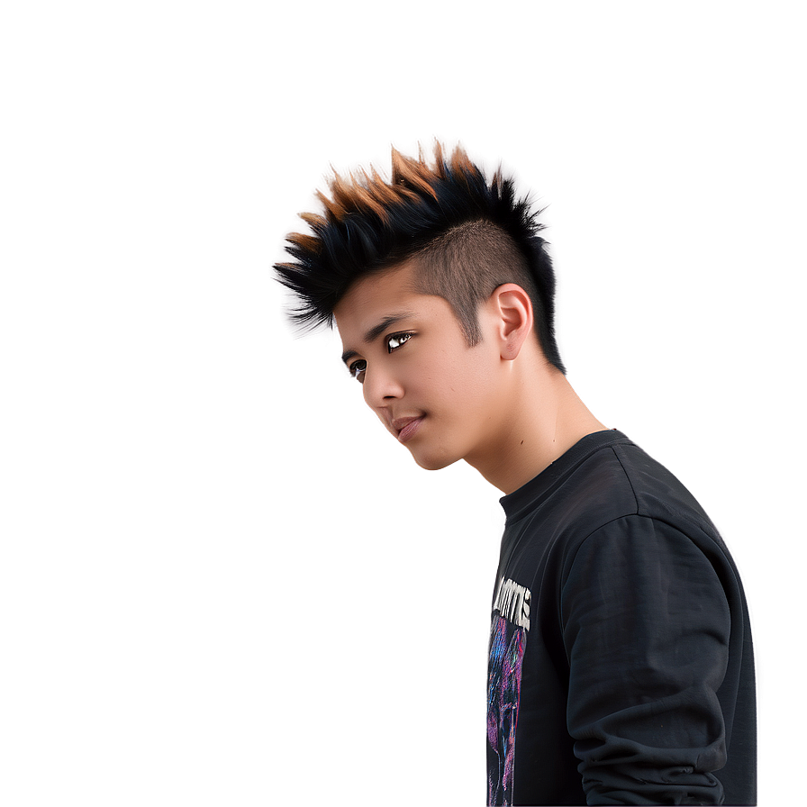 Spiky Hair Boy Png Wgm15 PNG image