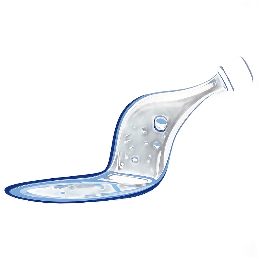 Spilled Bottle Outline Png Hqk31 PNG image