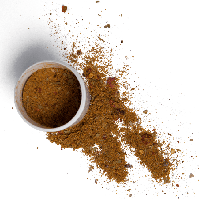 Spilled Ground Spices PNG image