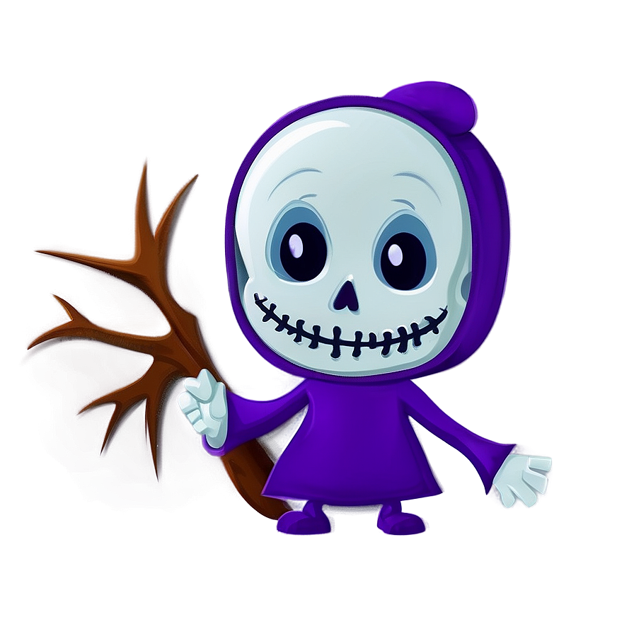 Spine-chilling Halloween Cartoon Png 06252024 PNG image