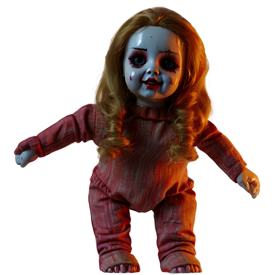 Spine-chilling Horror Doll Png 05062024 PNG image