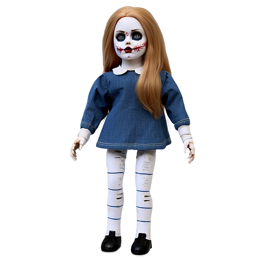 Spine-chilling Horror Doll Png Sba PNG image