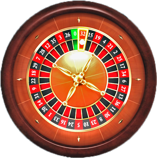 Spinning Roulette Wheel Closeup PNG image