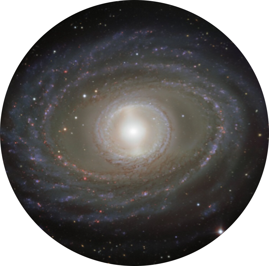 Spiral Galaxy Center View PNG image