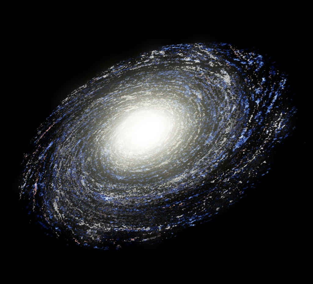 Spiral Galaxy Cosmic View PNG image