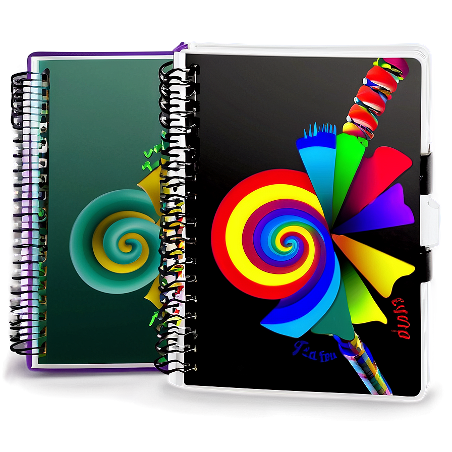 Spiral Notebook For Kids Png 06132024 PNG image