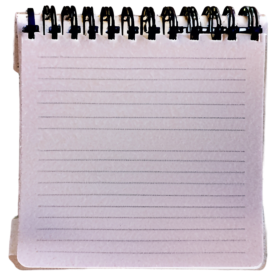 Spiral Notebook Paper Png Yyo42 PNG image