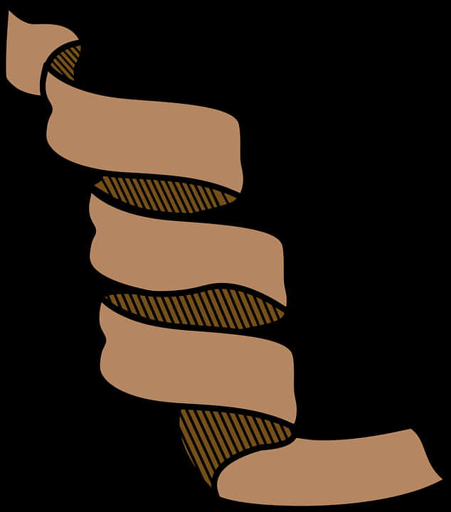 Spiral Ribbon Graphic PNG image