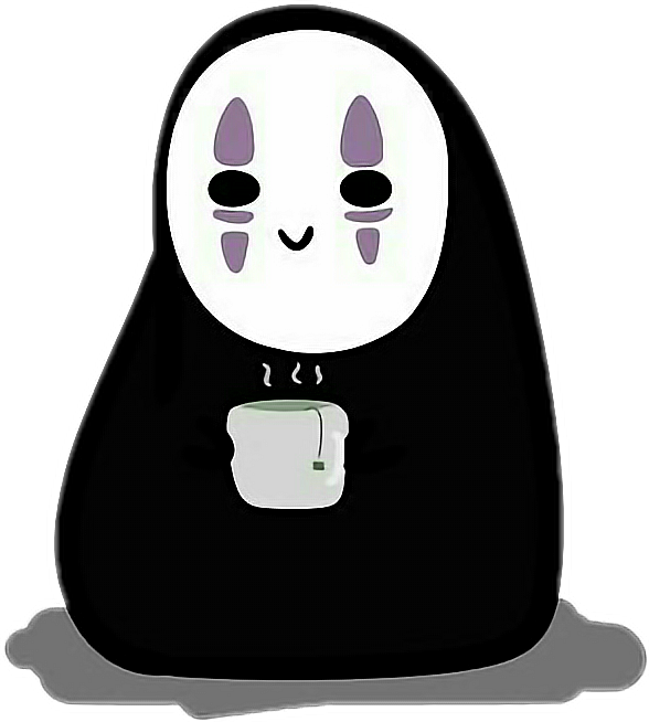 Spirited Away No Face Character PNG image