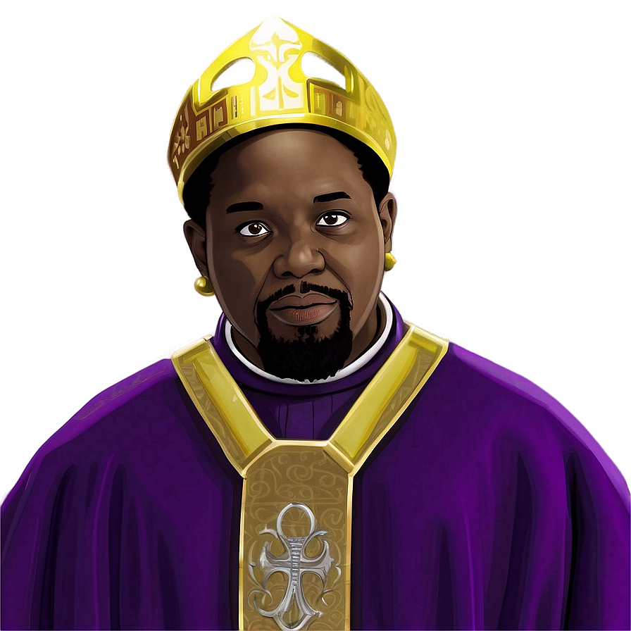 Spiritual Bishop Scene Png 06252024 PNG image