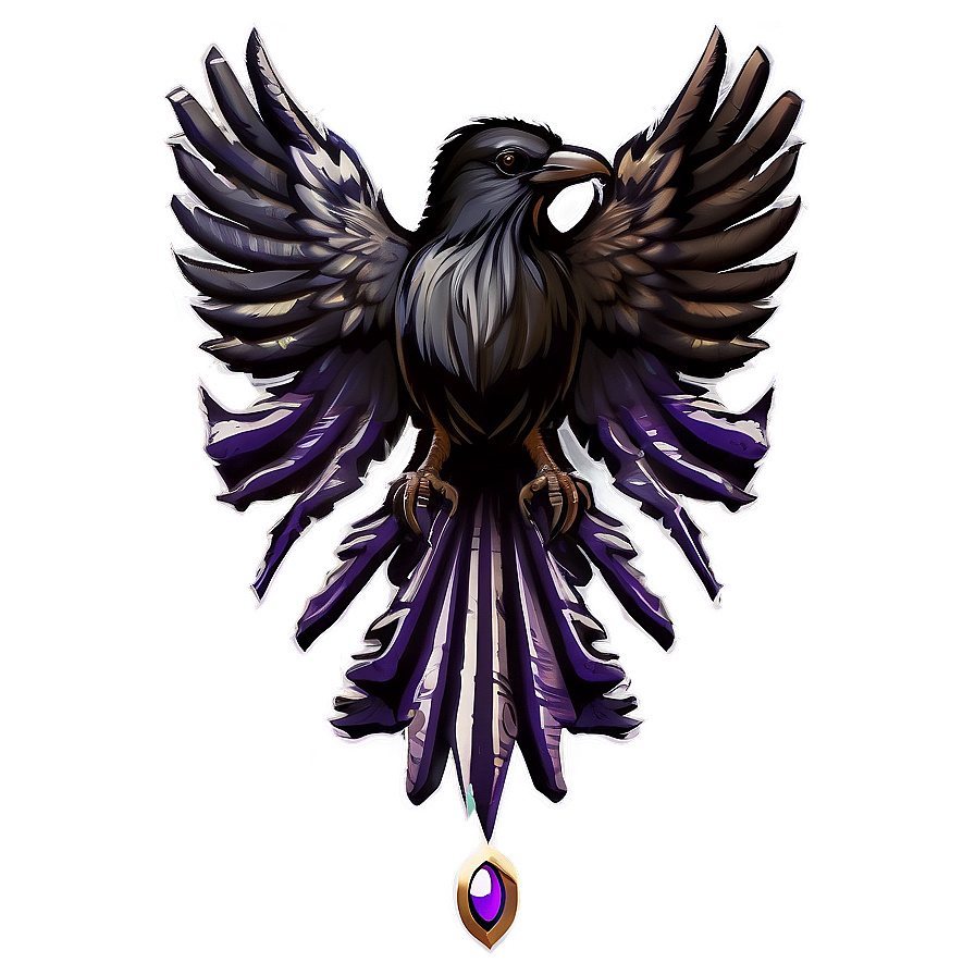 Spiritual Raven Emblem Png Vlc PNG image