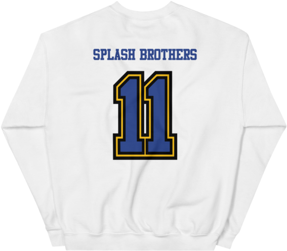 Splash Brothers Number11 Sweatshirt PNG image