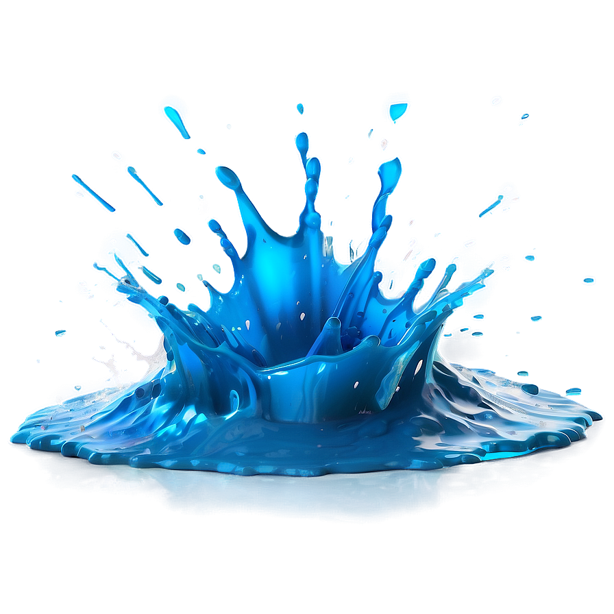 Splash D PNG image